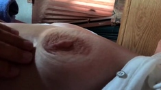 Play with my nipple while I play with my clit!